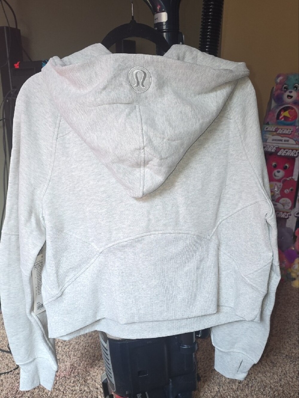 Lululemon Scuba Light Gray Half-Zip Hooded Size M/L NWT - Picture 6 of 6